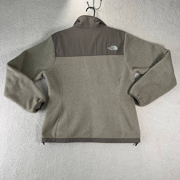 North Face Denali Womens Medium M Grey and Mint Fleece - Picture 6 of 9